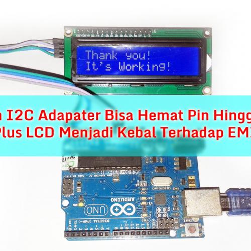 Arduino 2 Pin LCD with I2C Adapter - cover