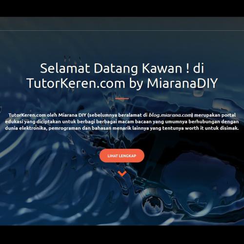 Home Page Miarana DIY tutorkeren.com