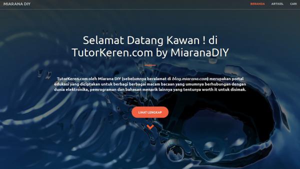 Home Page Miarana DIY tutorkeren.com