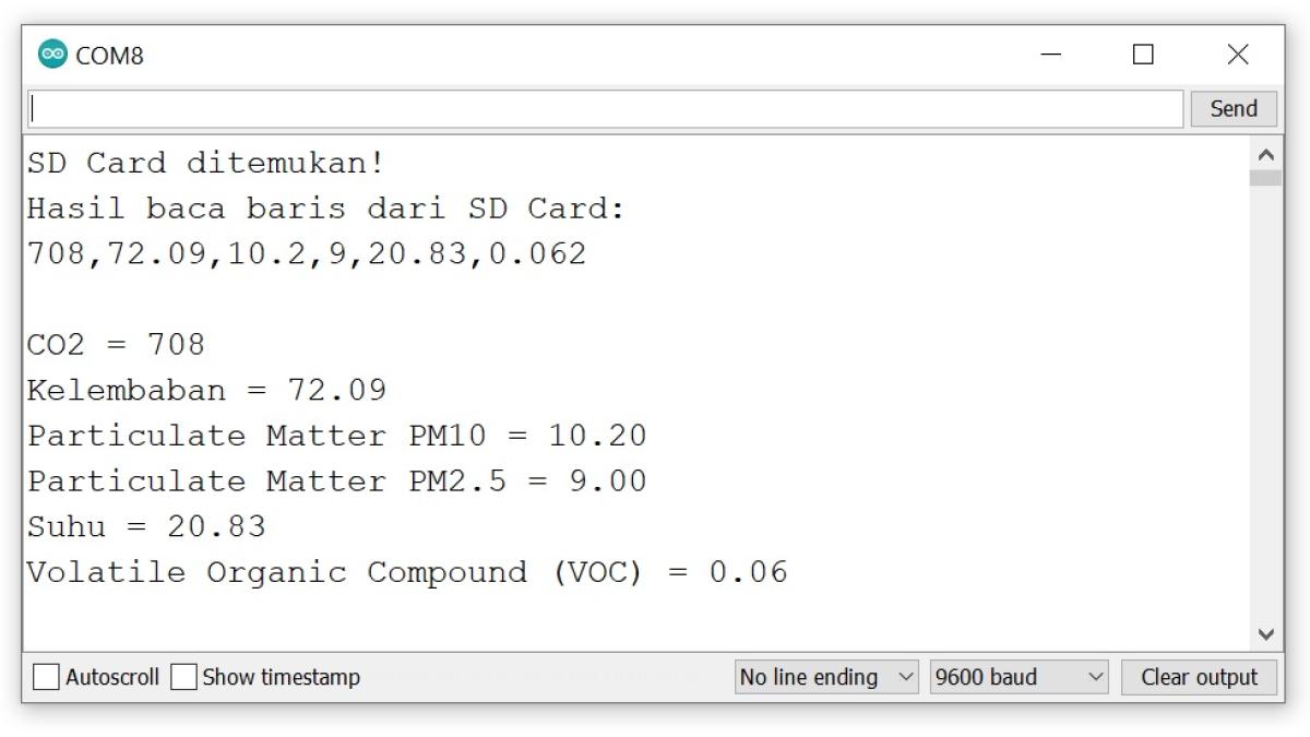 SD Card Output
